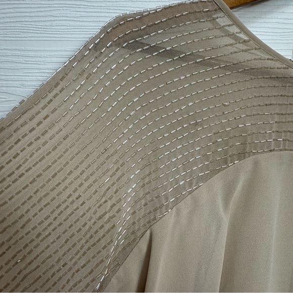 ASOS DESIGN linear yolk embellished mini dress - Picture 6 of 10